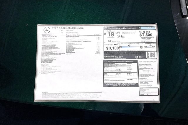 New 2027 Emerald Green Metallic Mercedes-Benz S 580 image 62