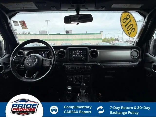 Used 2018 Gray Jeep Unlimited Sport S image 17