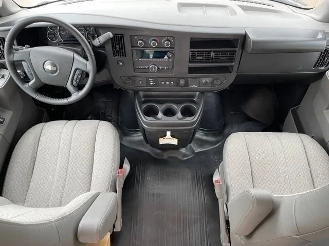 New 2023 Summit White Chevrolet Work Van image 2
