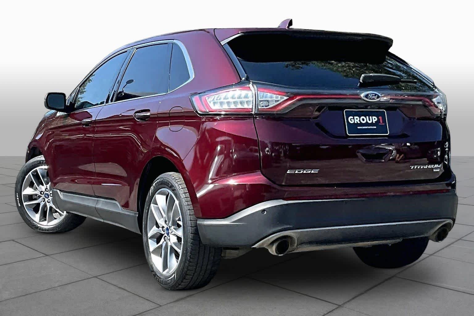Used 2017 Burgundy Velvet Metallic Tinted Clearcoat Ford Titanium image 12