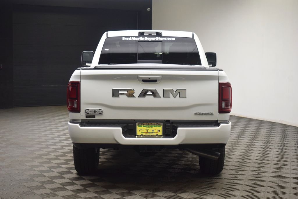 New 2026 Bright White Clear-Coat Exterior Paint RAM Limited Longhorn image 15