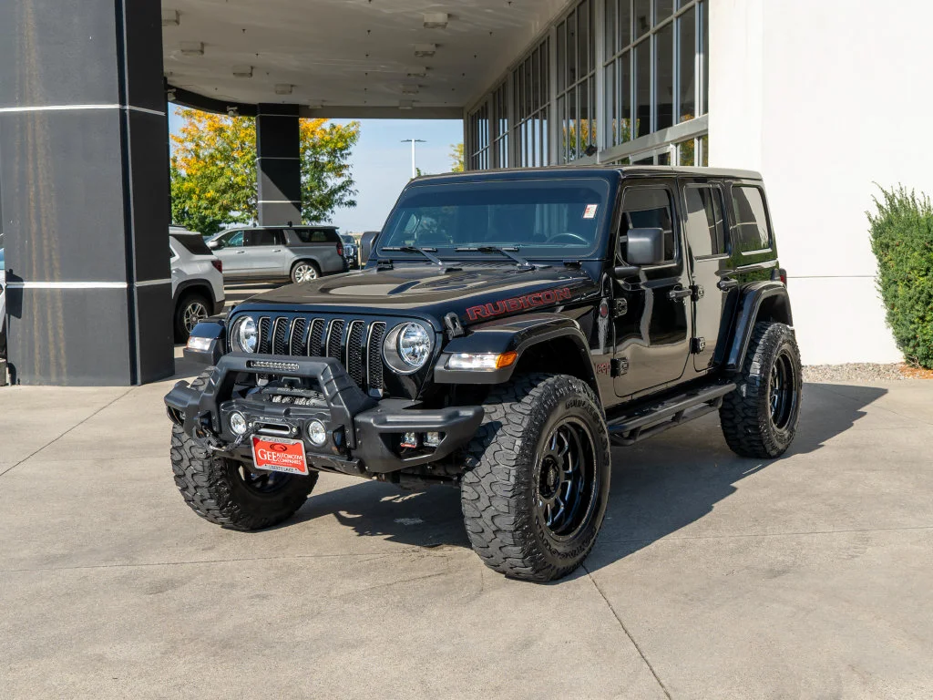 Used 2021 Black Jeep Unlimited Rubicon image 3