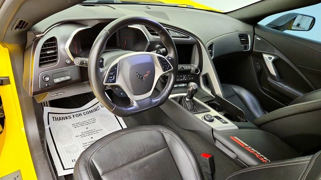 Used 2019 Corvette Racing Yellow Tintcoat Chevrolet 2dr Grand Sport Coupe w/2LT& 7-Speed Manual image 11