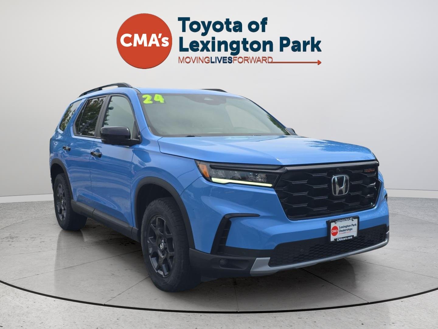 Used 2024 Diffused Sky Blue Pearl Honda TrailSport image 1