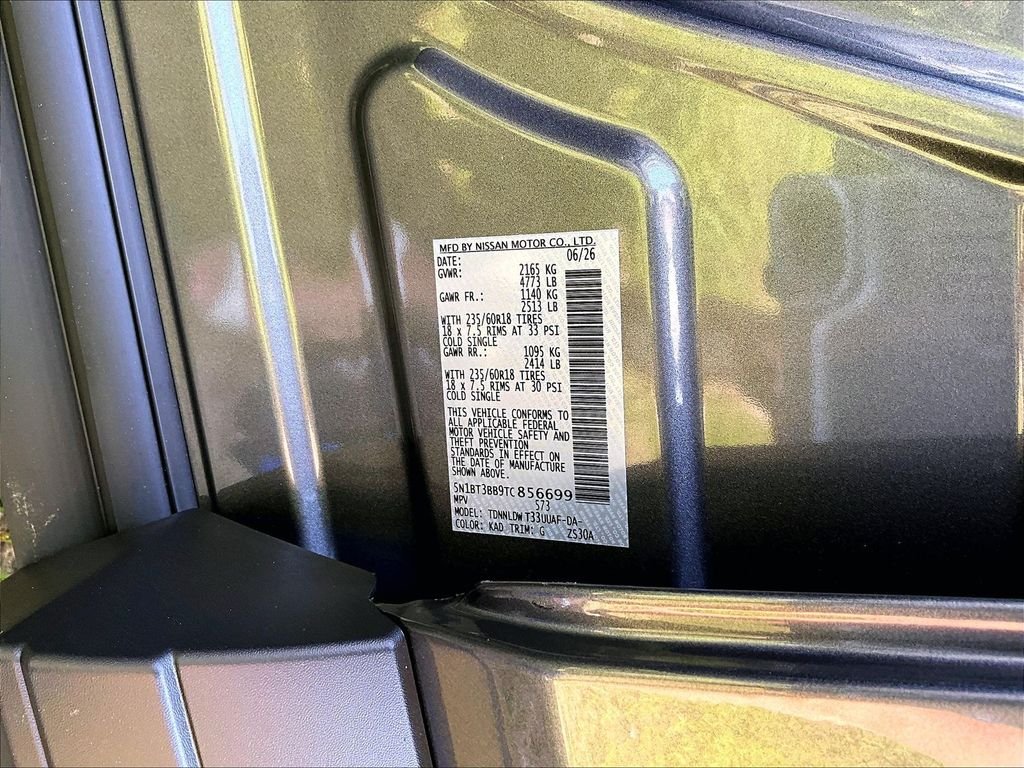 New 2026 Gray Nissan SV image 14