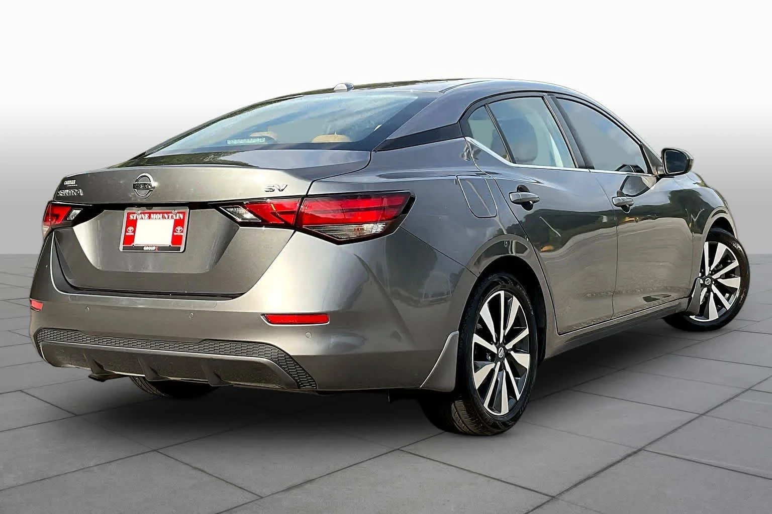 Used 2021 Gun Metallic Nissan SV image 13