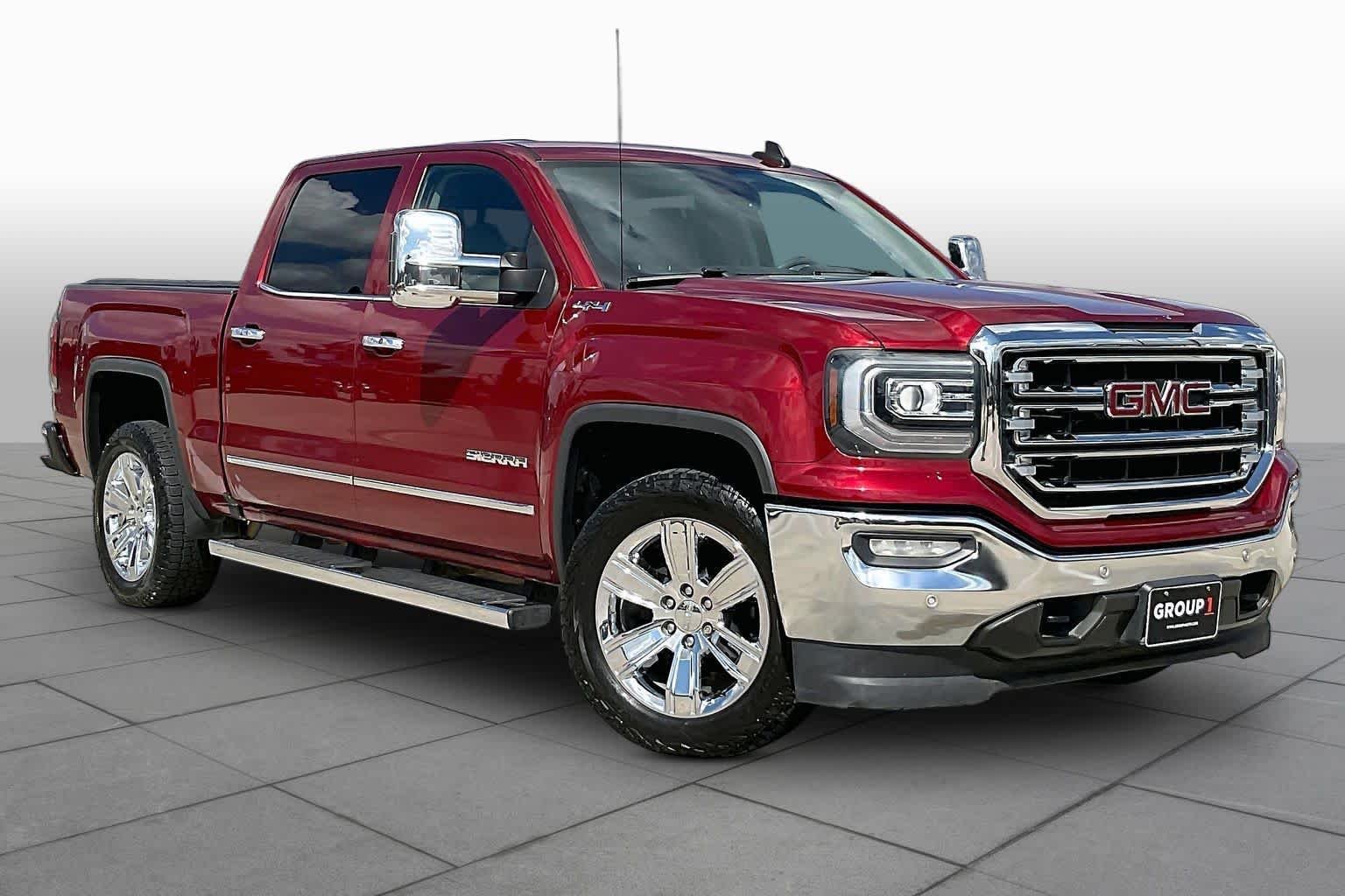 Used 2018 RED QUARTZ TINTCOAT GMC SLT image 3