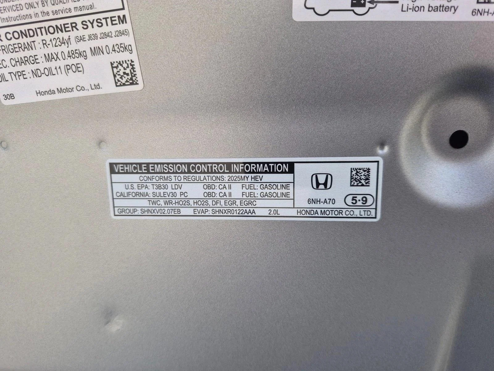 Used 2025 Solar Silver Metallic Honda Sport image 24