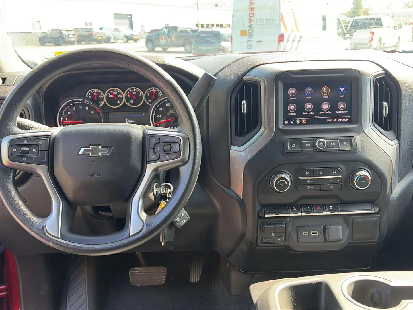 Used 2021 Cherry Red Tintcoat Chevrolet Custom Trail Boss image 2