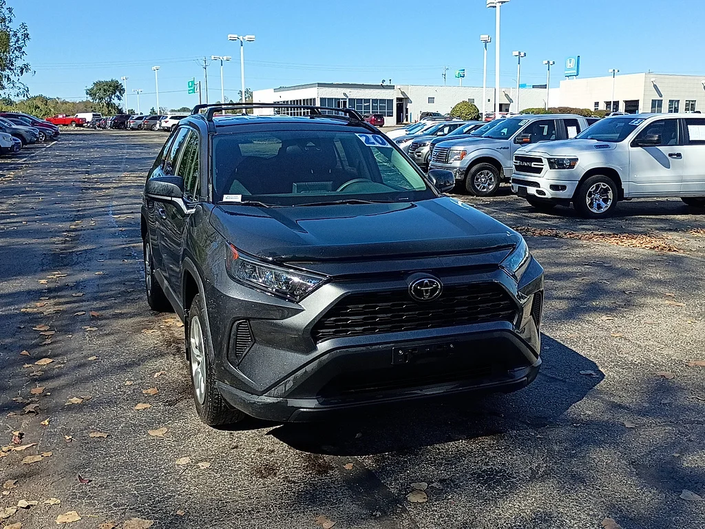 Used 2020 Magnetic Gray Metallic Toyota LE image 1