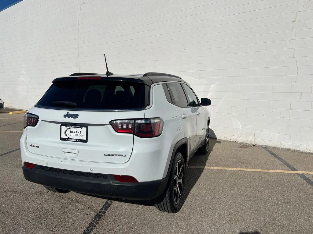 Used 2025 Bright White Clearcoat Jeep Limited image 8