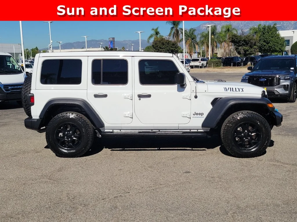 Certified Used 2023 White Jeep Willys 4xe image 2