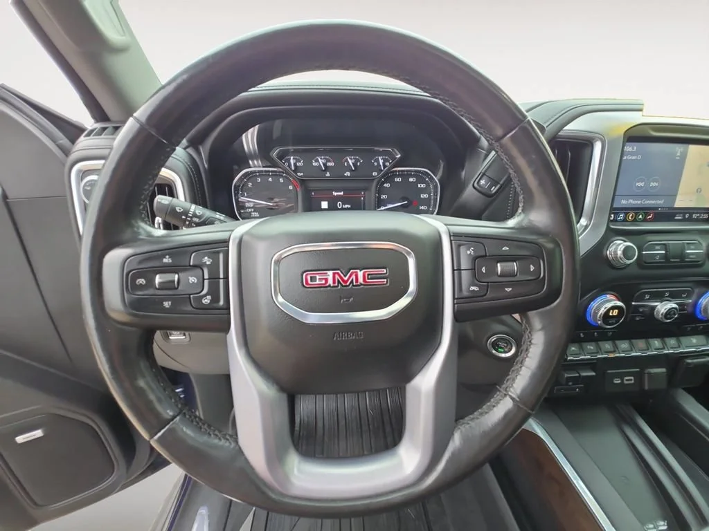 Used 2019 PACIFIC BLUE METALLIC GMC SLT image 13
