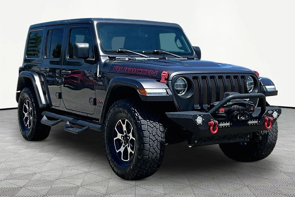 Certified Used 2021 Granite Crystal Clearcoat Metallic Jeep Unlimited Rubicon image 12