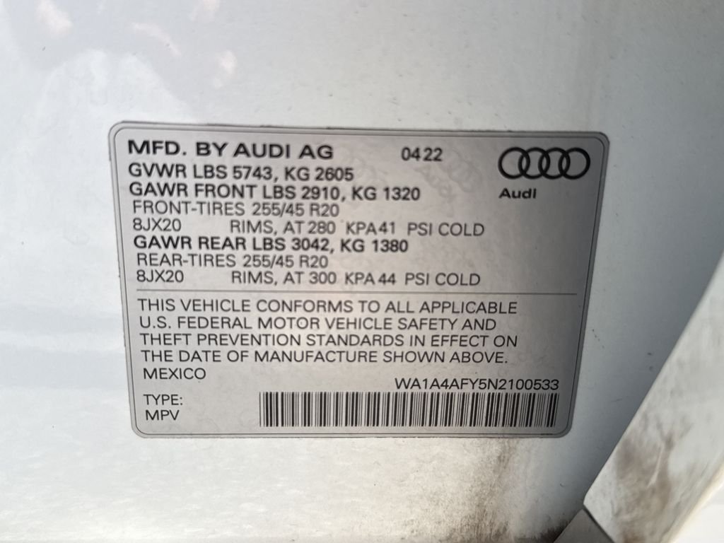 2022 Audi SQ5 Premium - Photo 37
