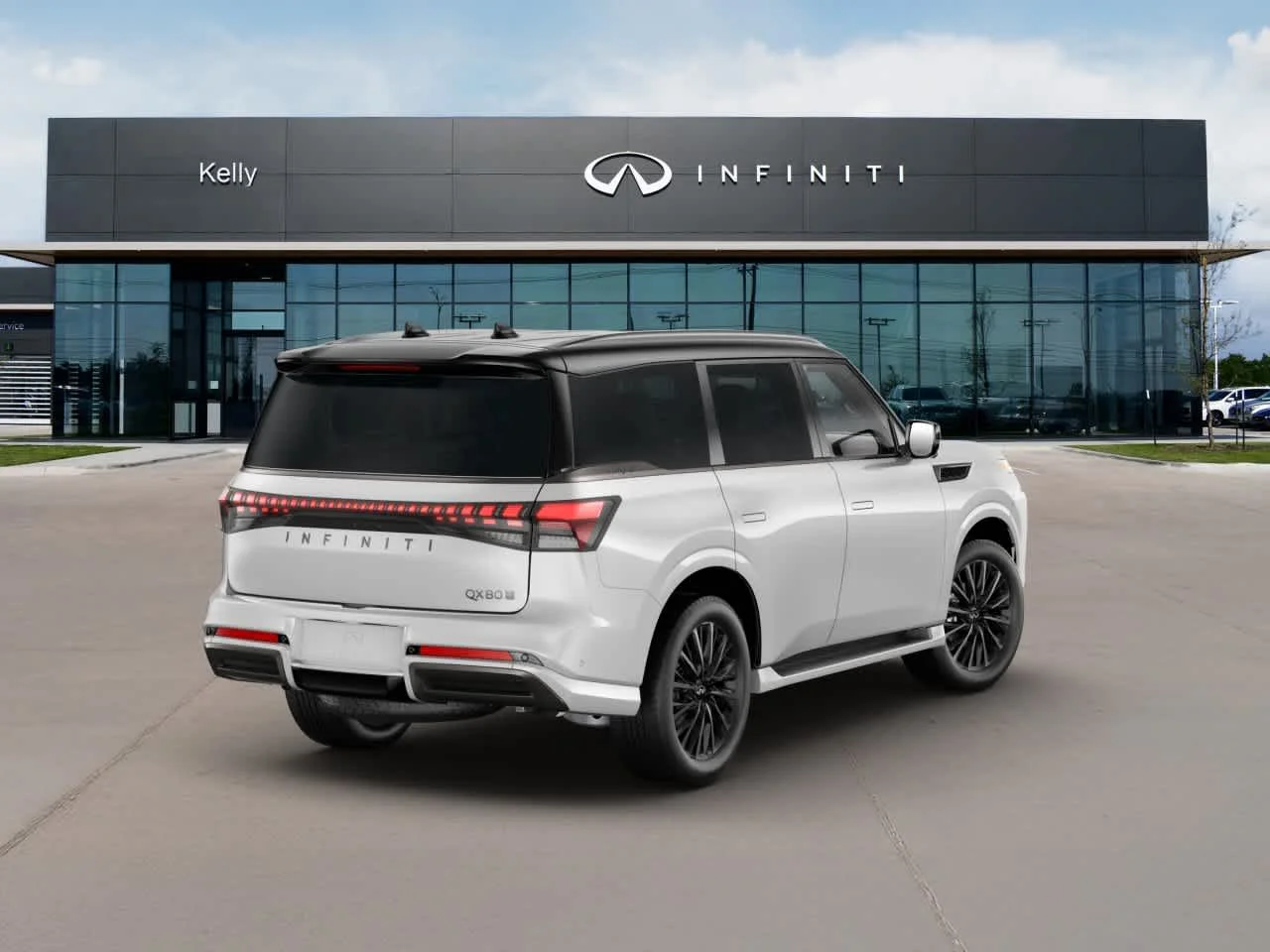 New 2027 Radiant White/Black Obsidian INFINITI Autograph 4WD image 5