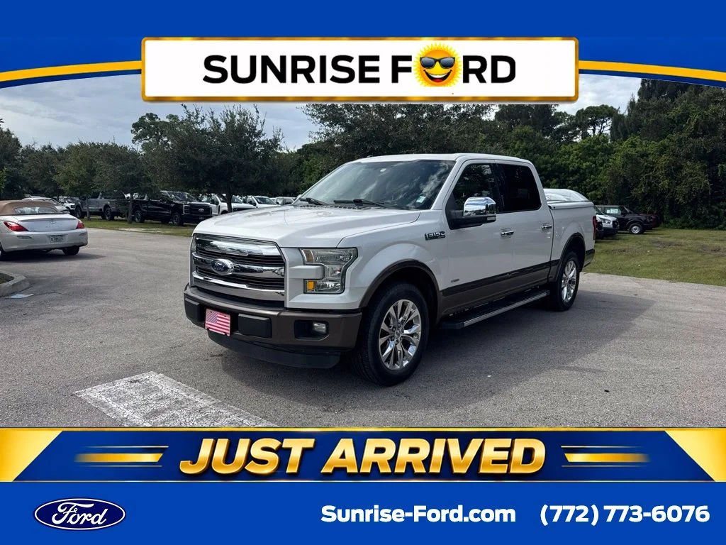 Used 2015 Oxford White Ford Lariat image 1