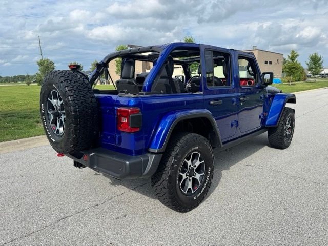 Used 2019 Ocean Blue Metallic Jeep Unlimited Rubicon image 34