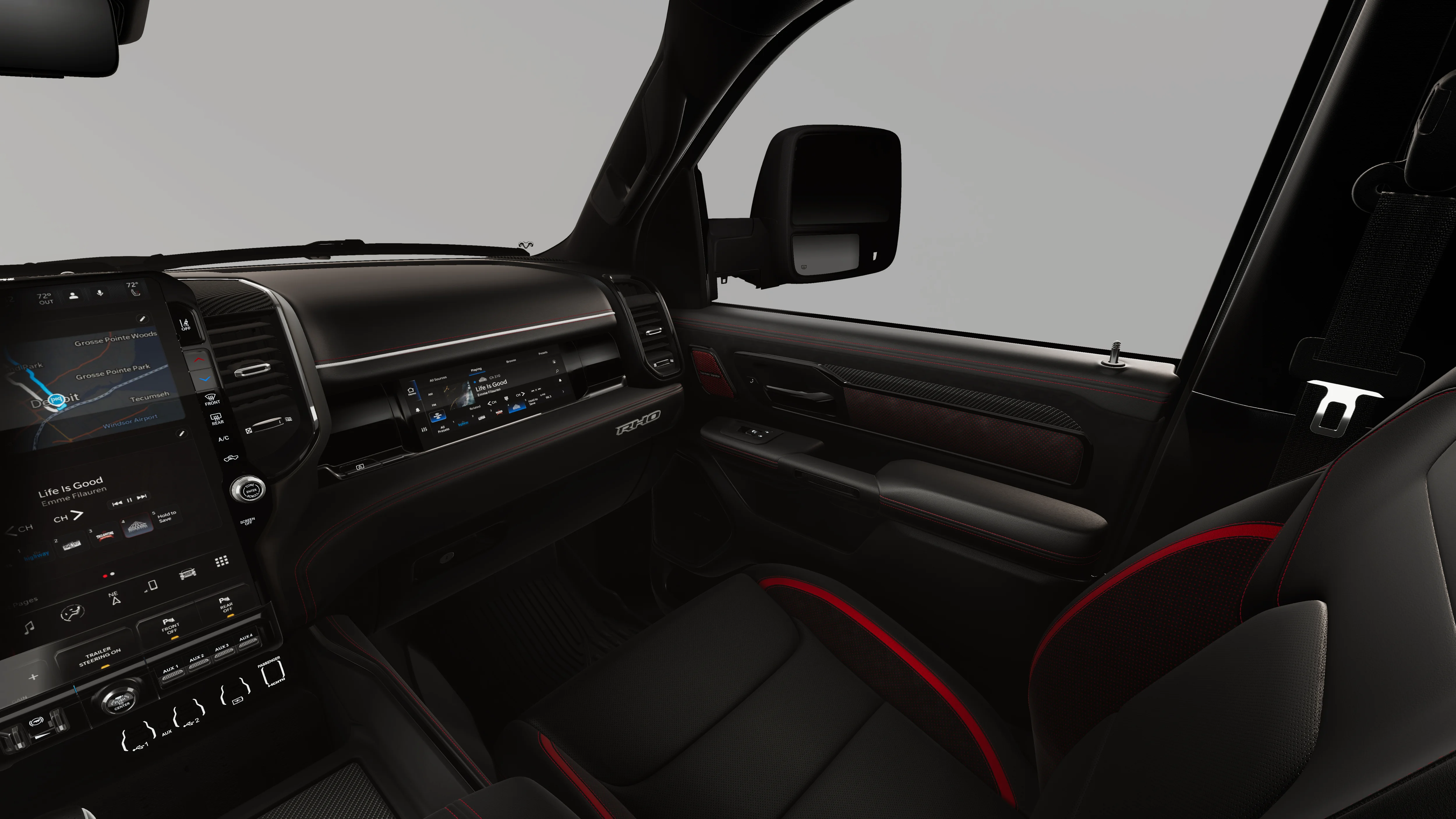 New 2026 Diamond Black Crystal Pearl-Coat Exterior Paint RAM RHO image 19