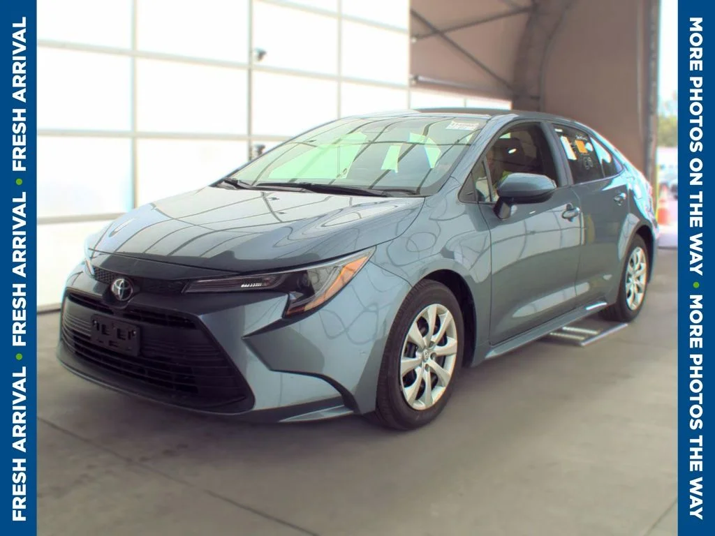 Certified Used 2025 Blue Toyota LE image 2
