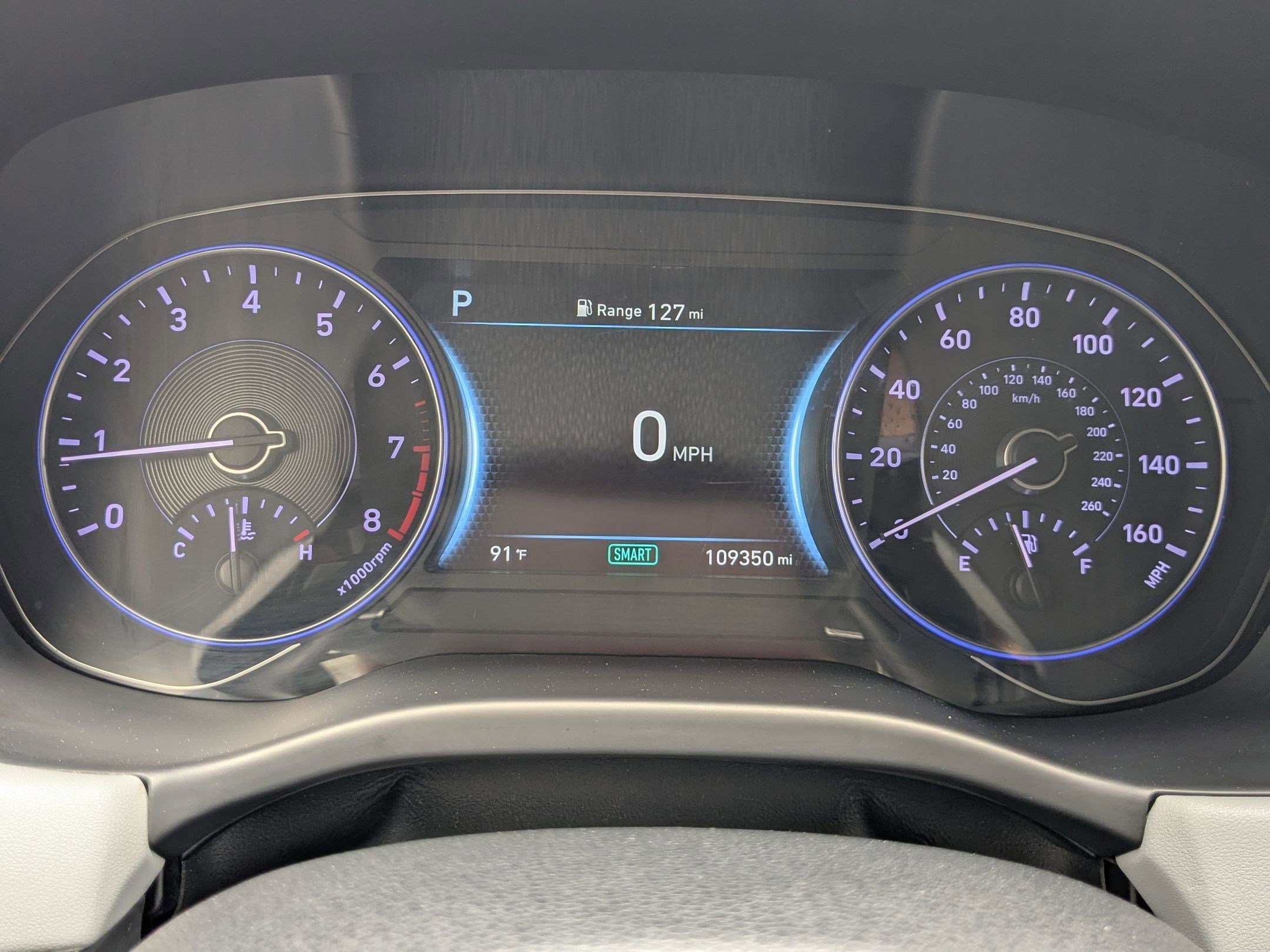 Used 2020 Hyper White Hyundai SEL image 15