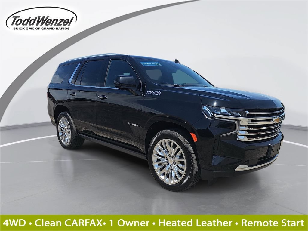Certified Used 2023 Black Chevrolet High Country image 1