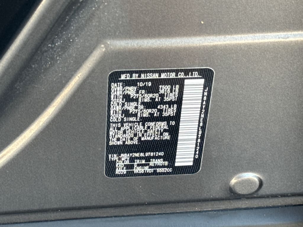 Used 2020 Gray Nissan Platinum image 51