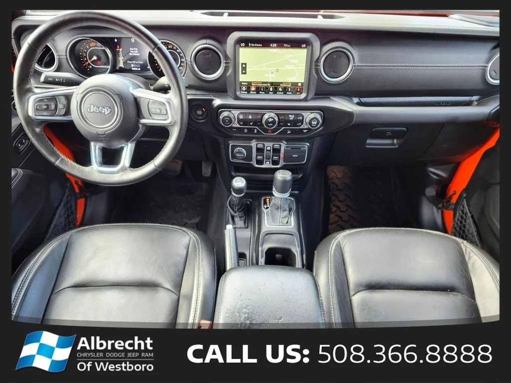 Used 2020 Orange Jeep Unlimited Sahara image 12