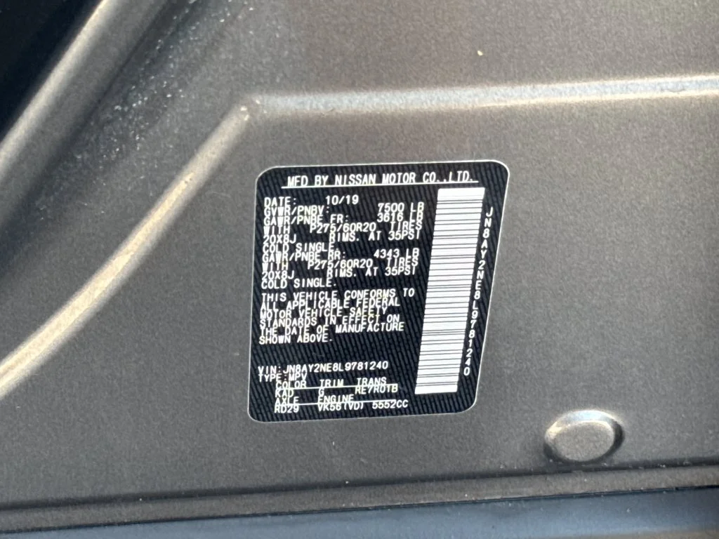 Used 2020 Gray Nissan Platinum image 51