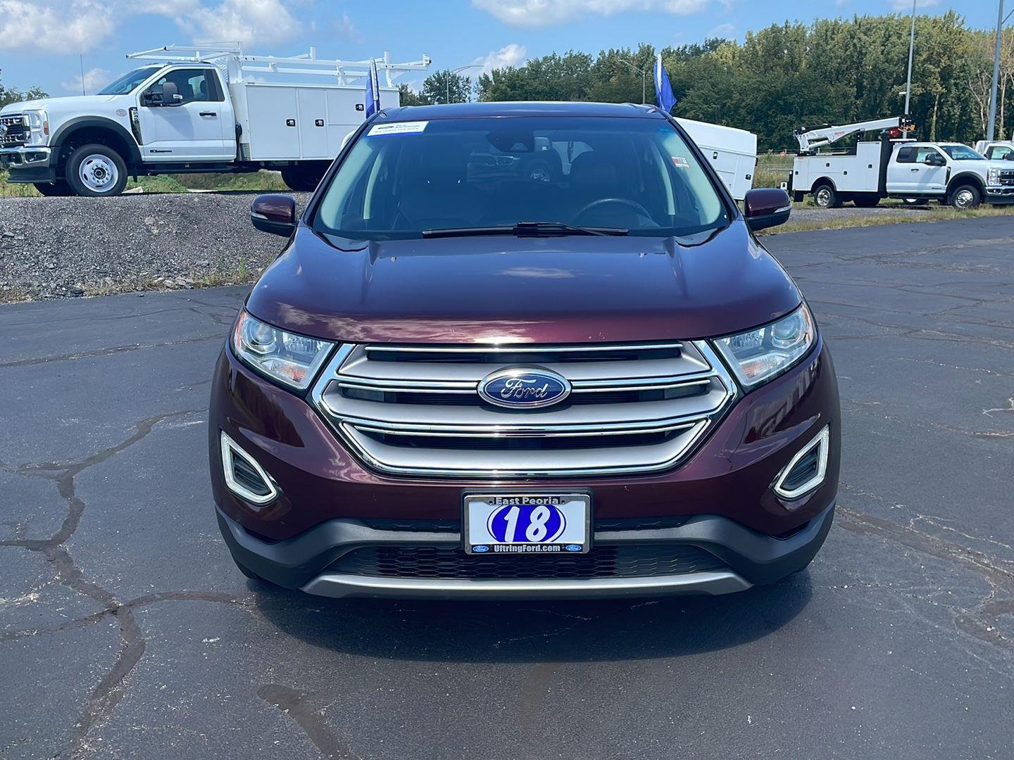 Certified Used 2018 Burgundy Velvet Metallic Tinted Clearcoat Ford SEL image 8