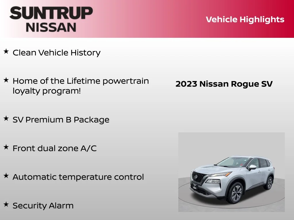 Certified Used 2023 Silver Nissan SV image 8