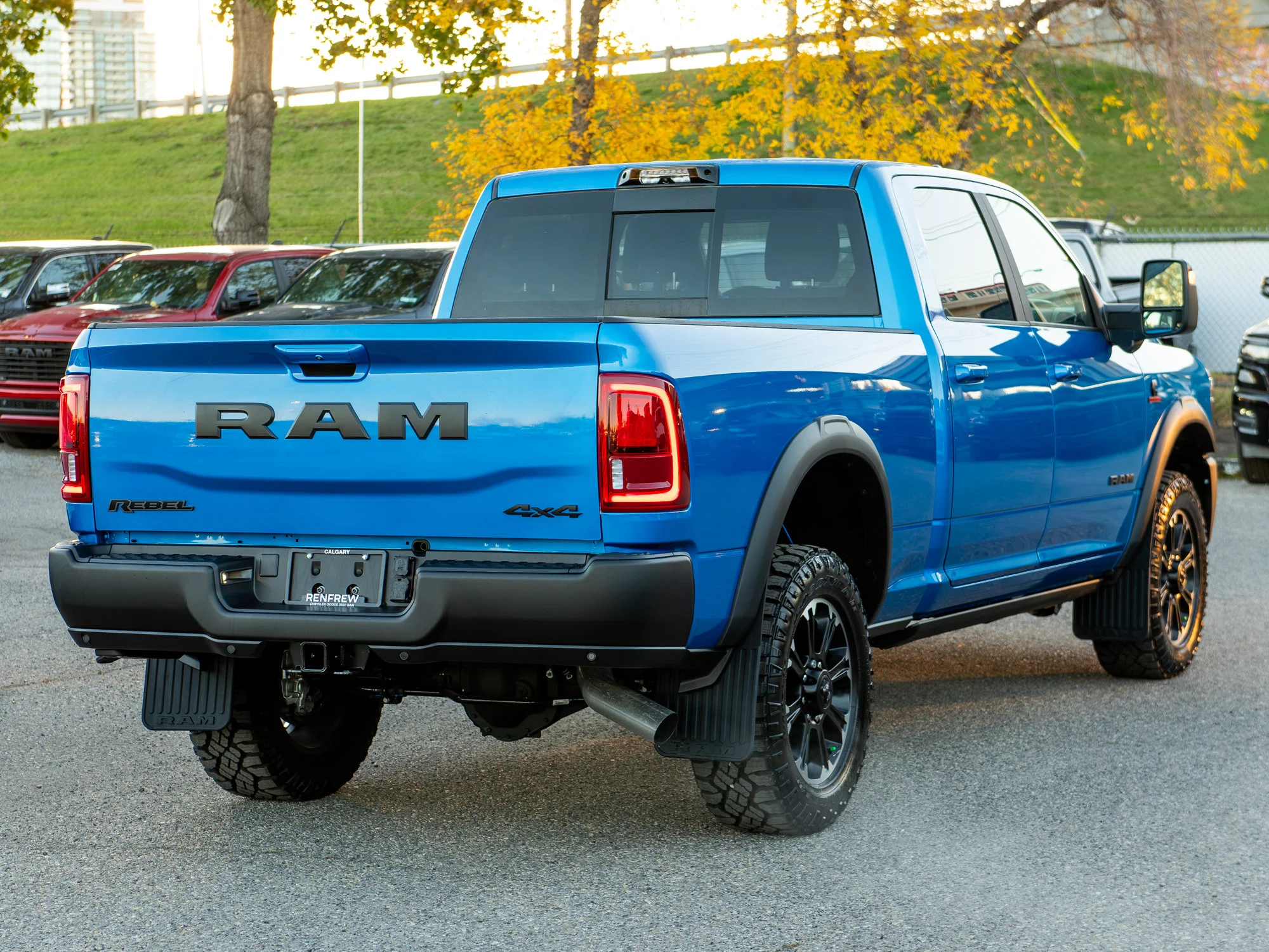 New 2027 Blue RAM Rebel* Crew Cab 4x4, Sunroof, Towing Tech Group, Passenger Screen image 8