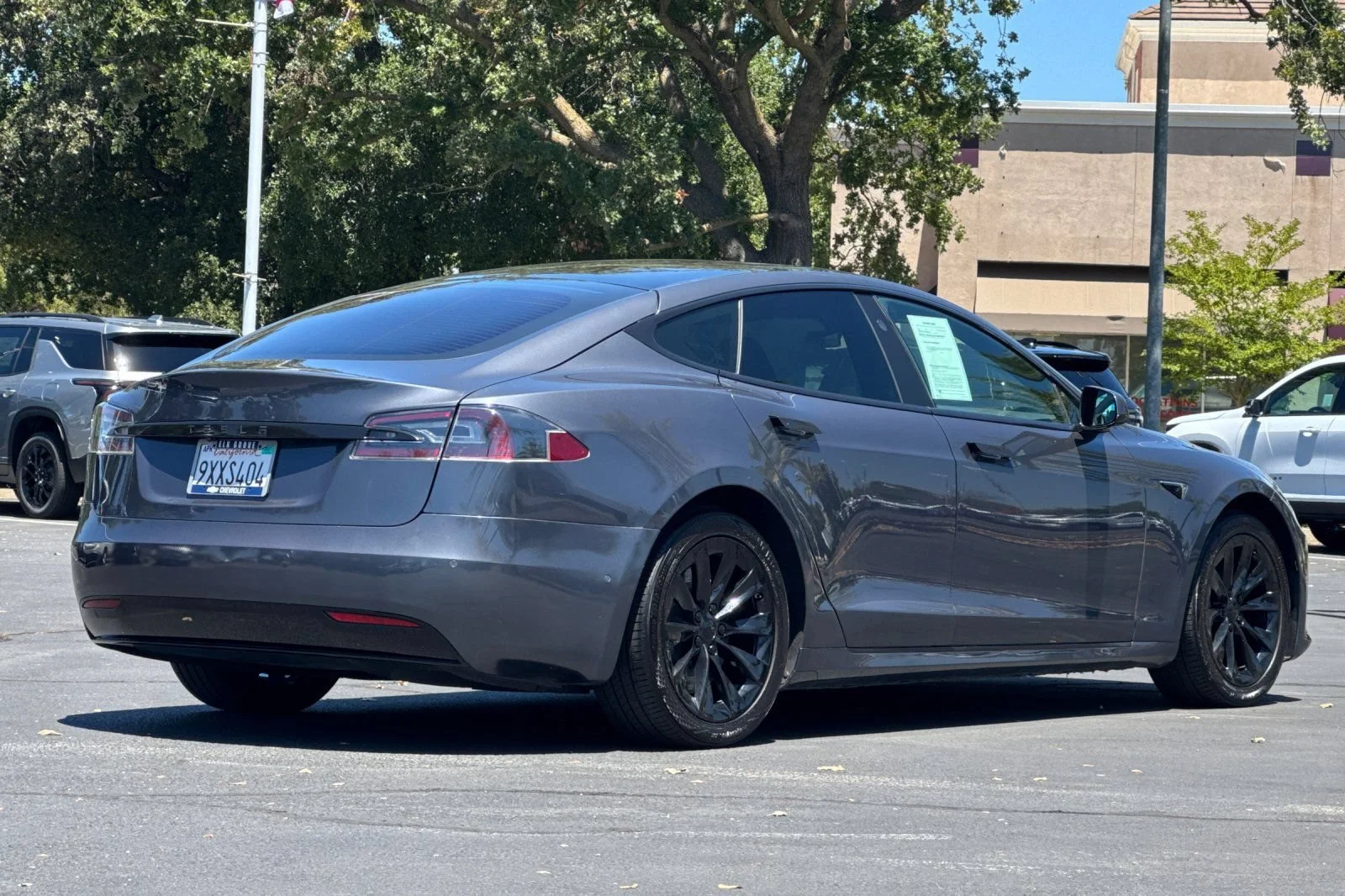 Used 2019 Gray Tesla 75D image 3