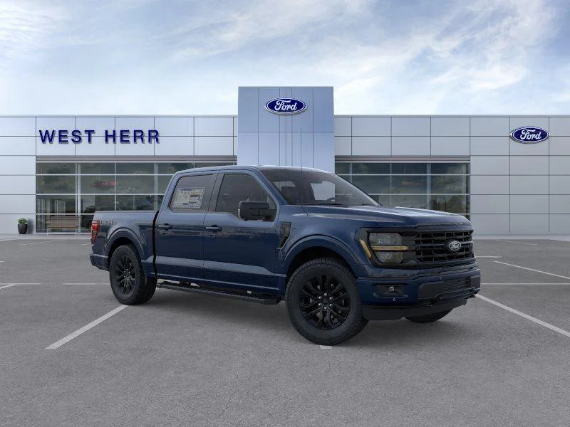 New 2026 Antimatter Blue Ford XLT image 7