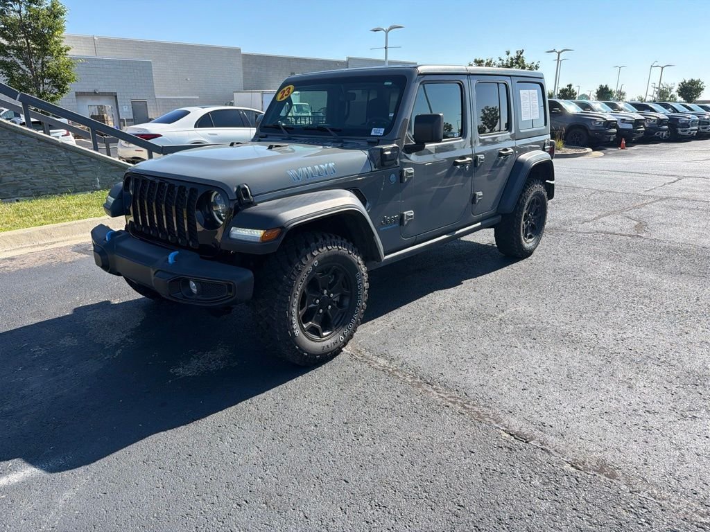 Used 2023 Gray Jeep Willys 4xe image 3