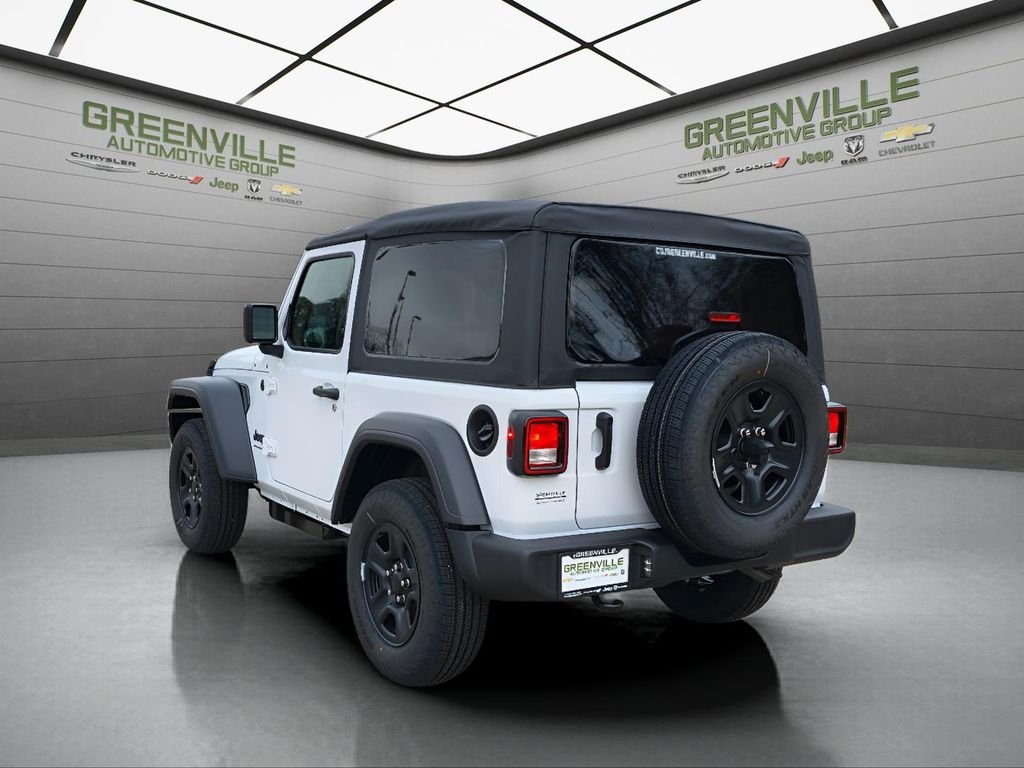 New 2026 Bright White Clear-Coat Exterior Paint Jeep 2DR Sport image 5