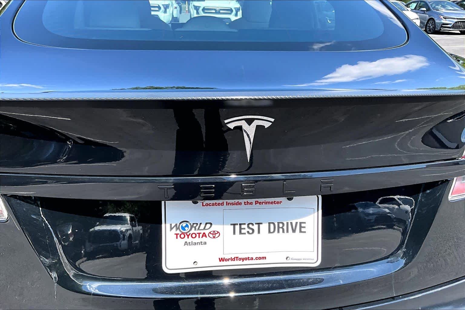 Used 2021 Solid Black Tesla Plaid image 30
