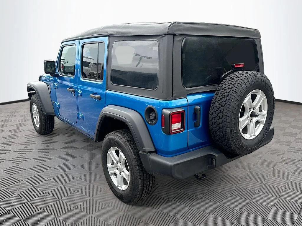 Used 2022 Blue Jeep Unlimited Sport S image 8