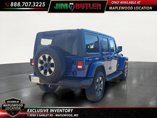 Used 2018 Blue Jeep Sahara 4x4 image 4