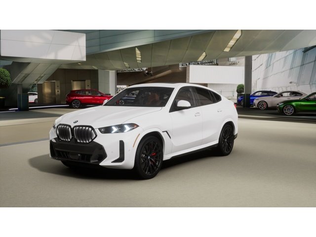 New 2027 White BMW X6 40i image 1