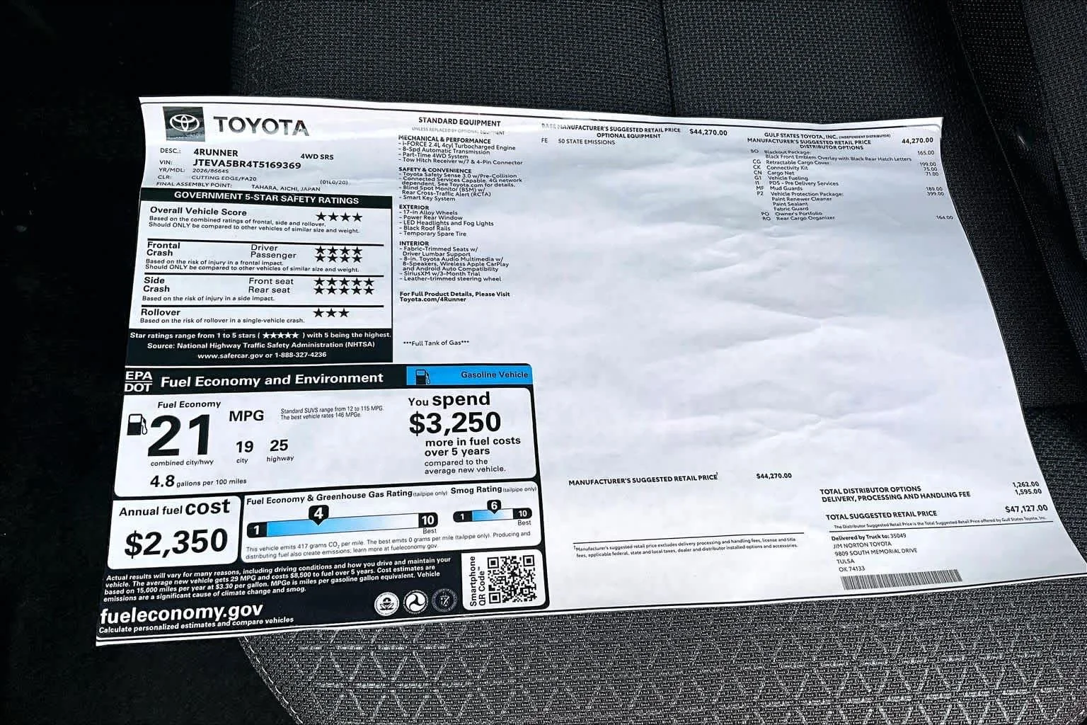 New 2026 Cutting Edge Toyota SR5 image 21