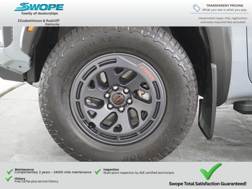 Used 2025 Boulder Gray Pearl Nissan PRO-4X image 28