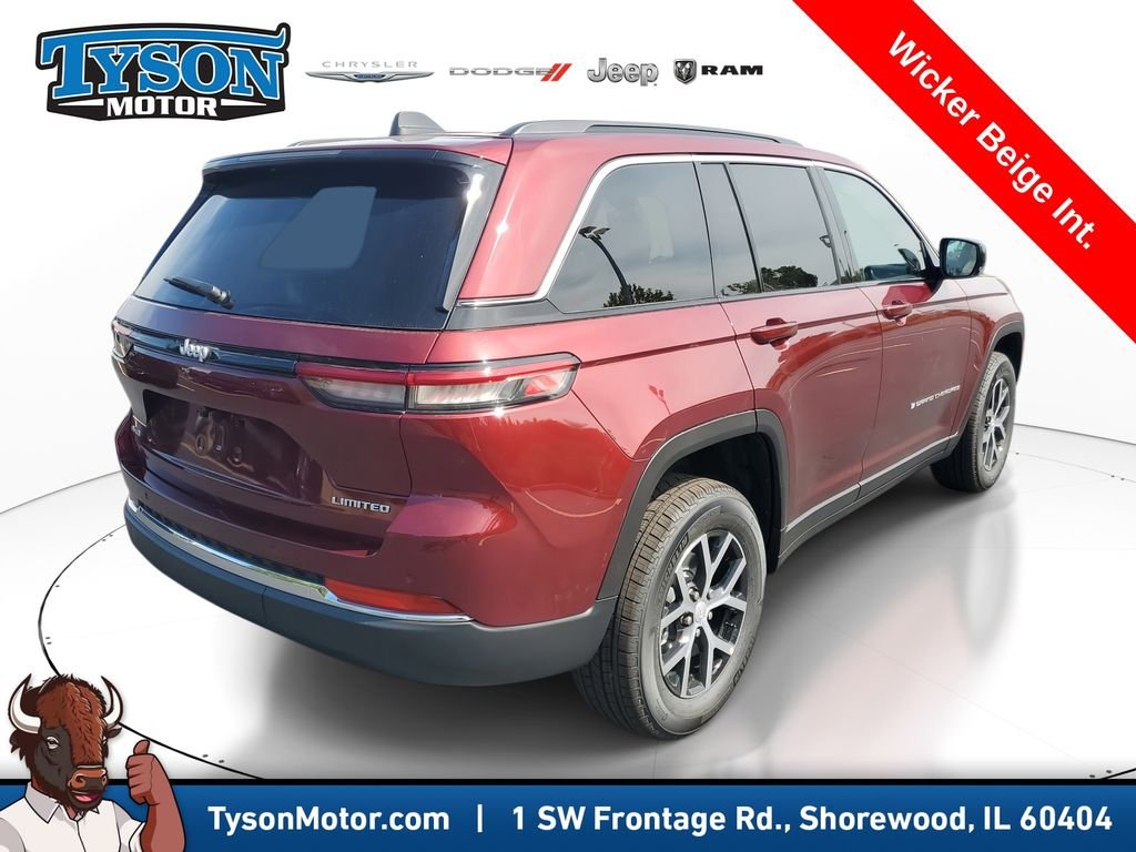 New 2025 Velvet Red Pearl-Coat Exterior Paint Jeep Limited image 4