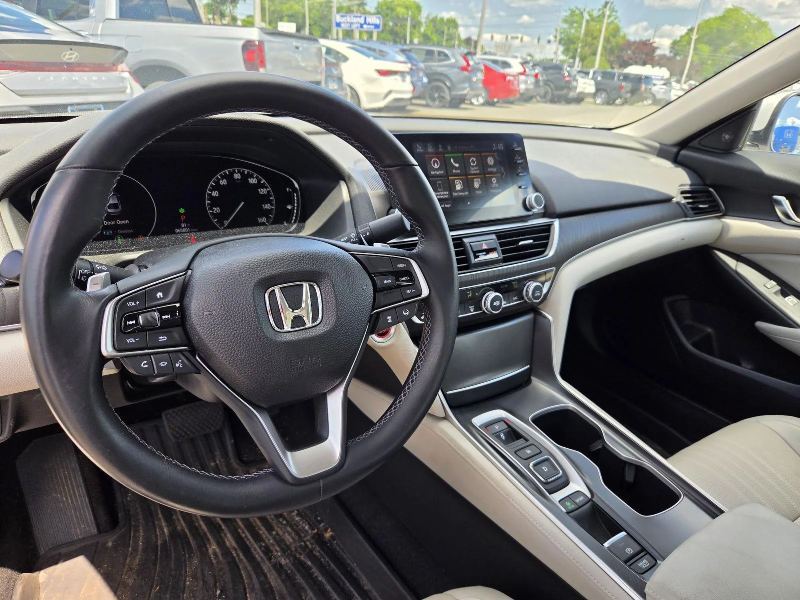 Used 2018 Champagne Frost Pearl Honda EX-L Navi 2.0T image 7