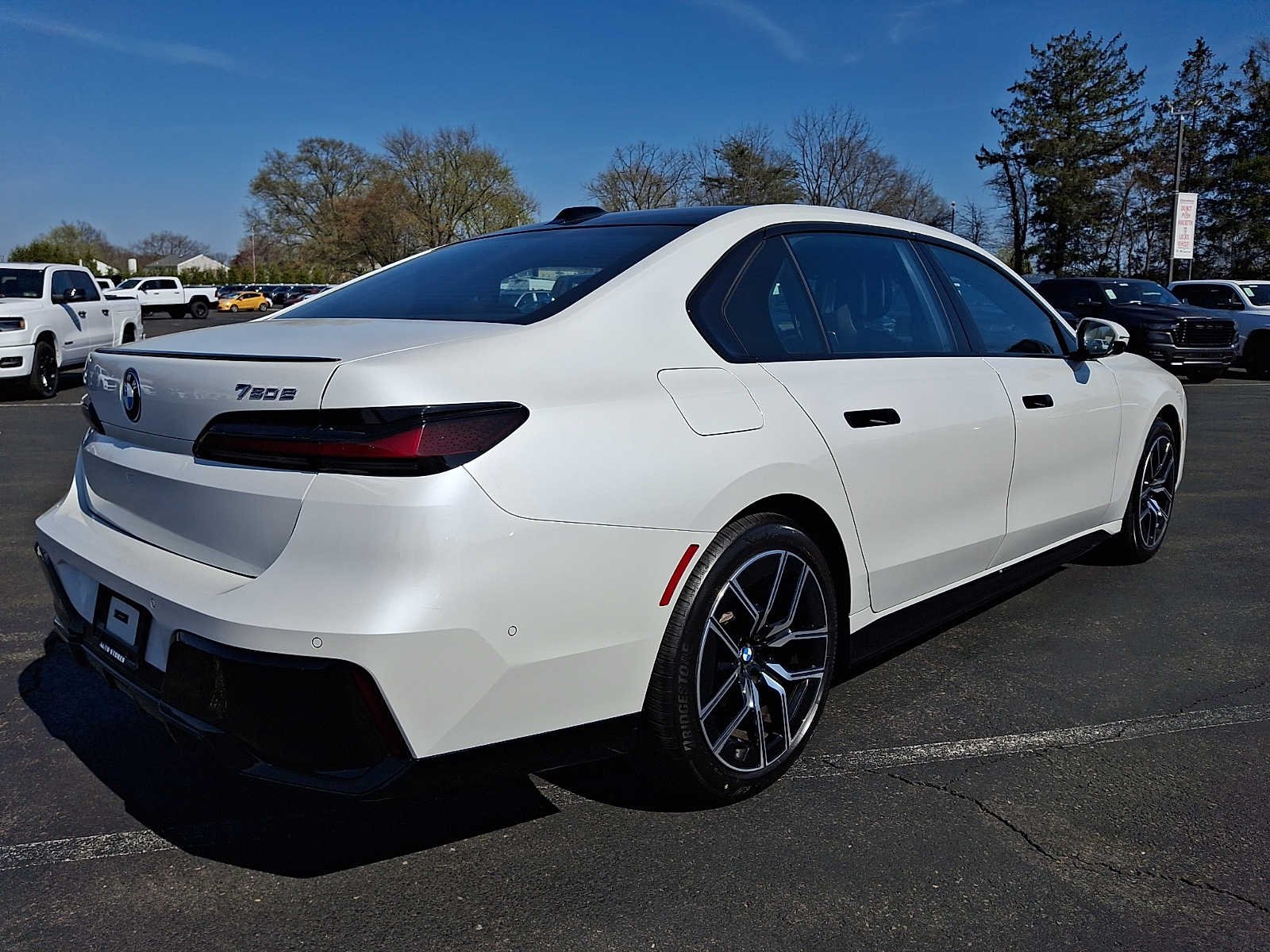 Used 2025 Mineral White Metallic BMW 750e xDrive image 6