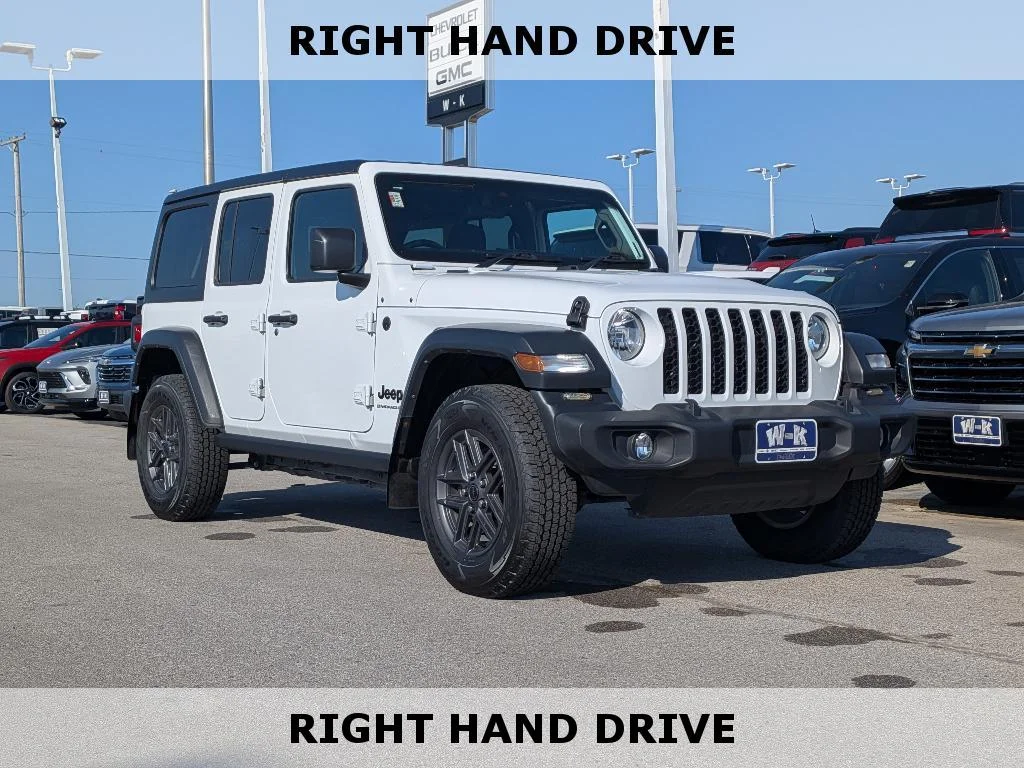 Used 2024 Bright White Clearcoat Jeep Sport RHD image 1