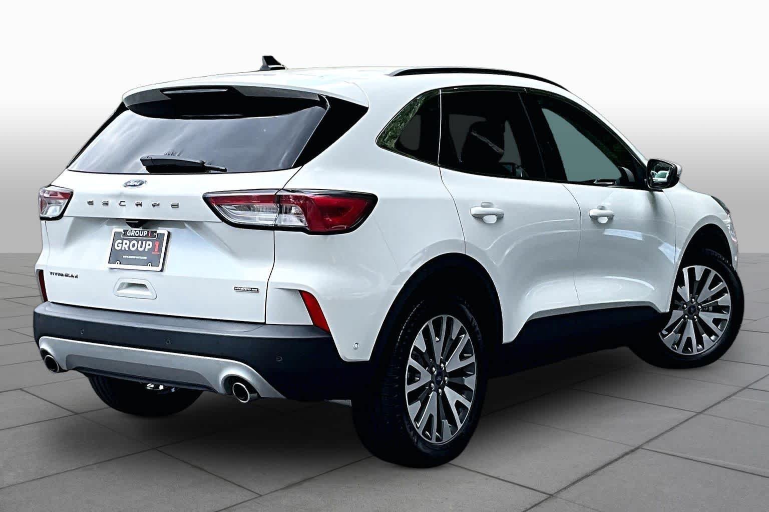 Used 2020 Star White Metallic Tri-Coat Ford Titanium Hybrid image 13