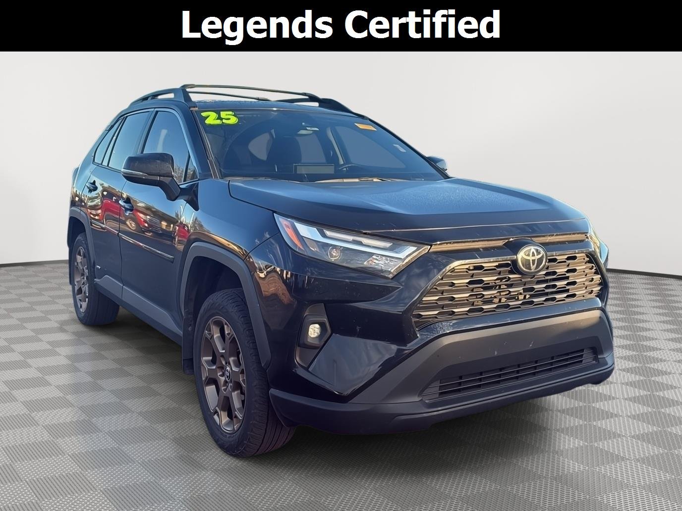 Used 2025 Midnight Black Metallic Toyota Woodland Edition image 1