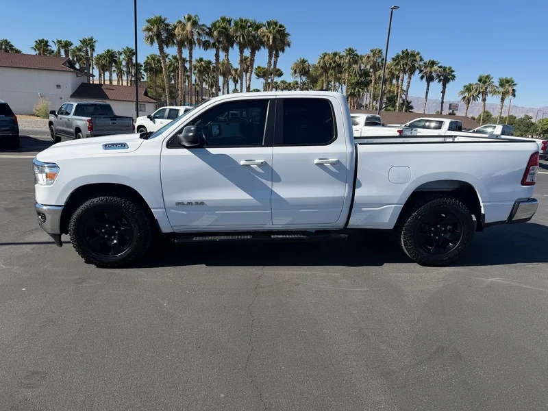 Used 2022 Bright White Clea Ram Big Horn image 6