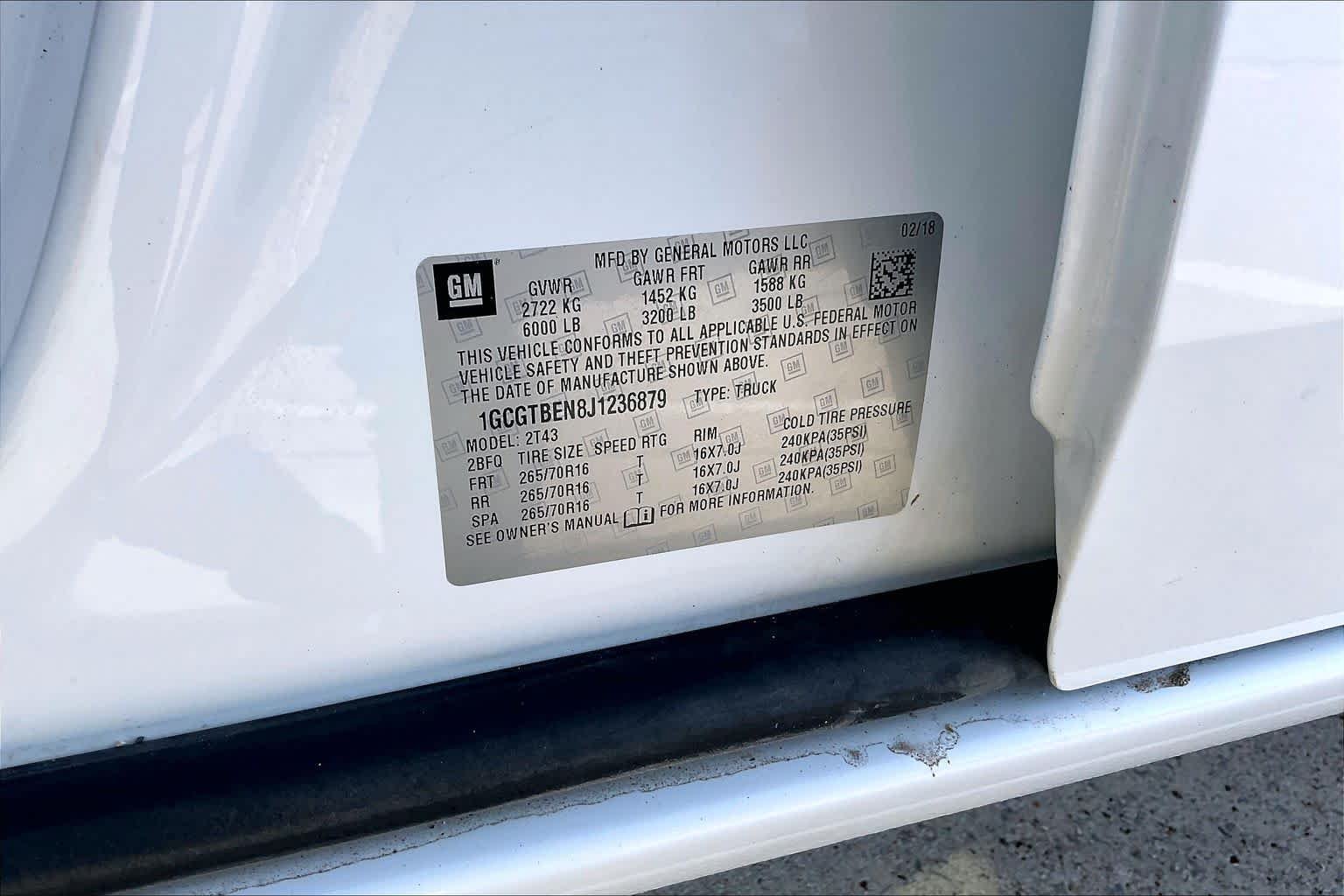 Used 2018 Summit White Chevrolet 4WD Work Truck image 35